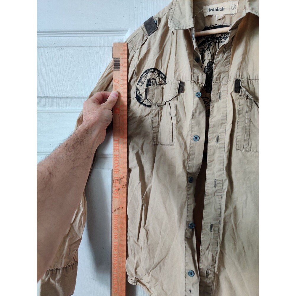 Jedidiah vintage men S 00s club shirt buttondown douchecore